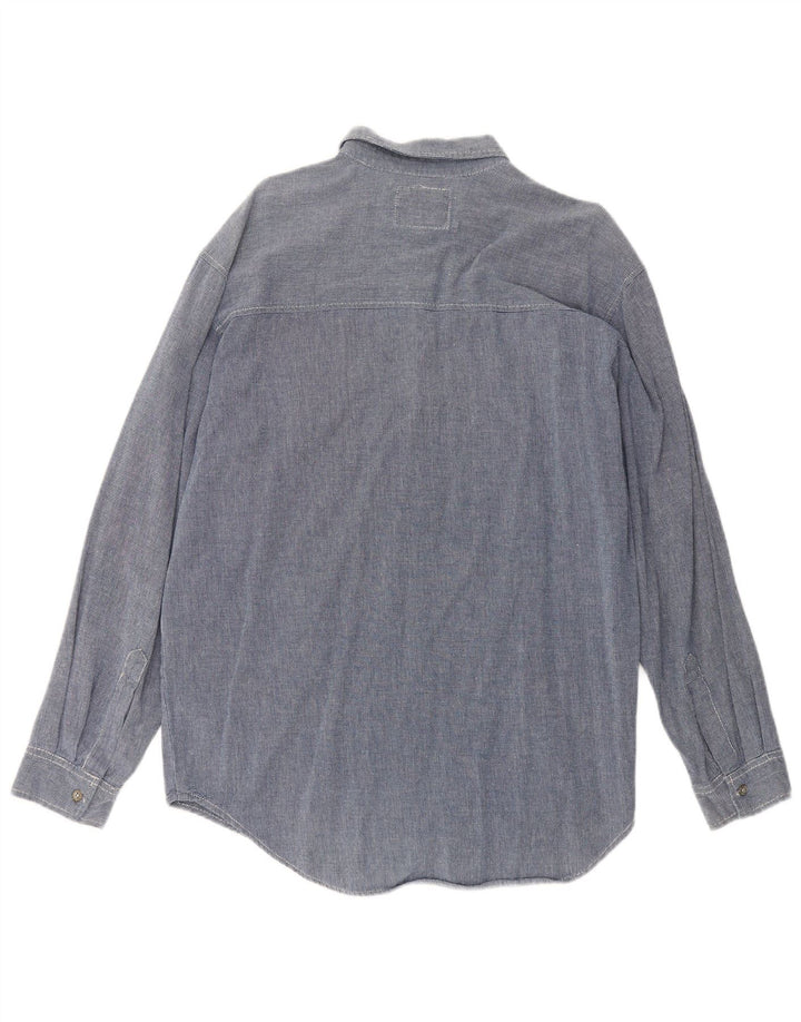 Cămașă Levi's pentru bărbați, mare, albastru, bumbac