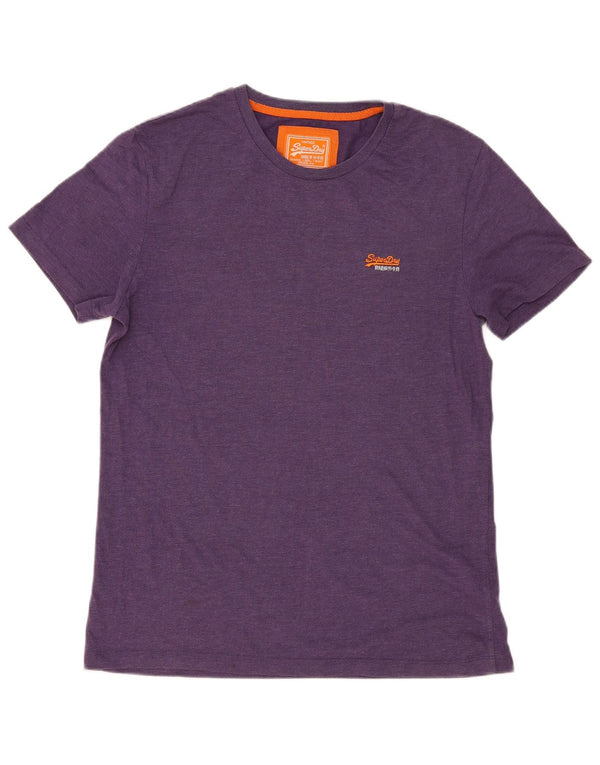 Tricou Bărbați Superdry Top XL Violet Bumbac Modern