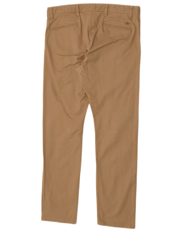 Dockers Pantaloni Drepți Casual Bărbați L34 L32 Bumbac Bej
