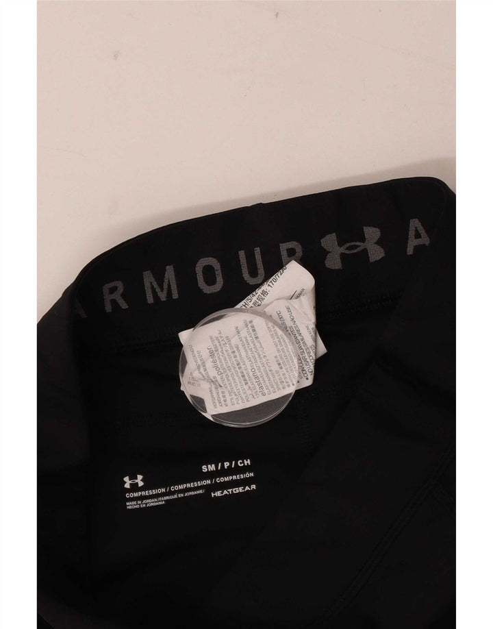 Leggings pentru femei Under Armour UK 10, poliester geometric negru mic