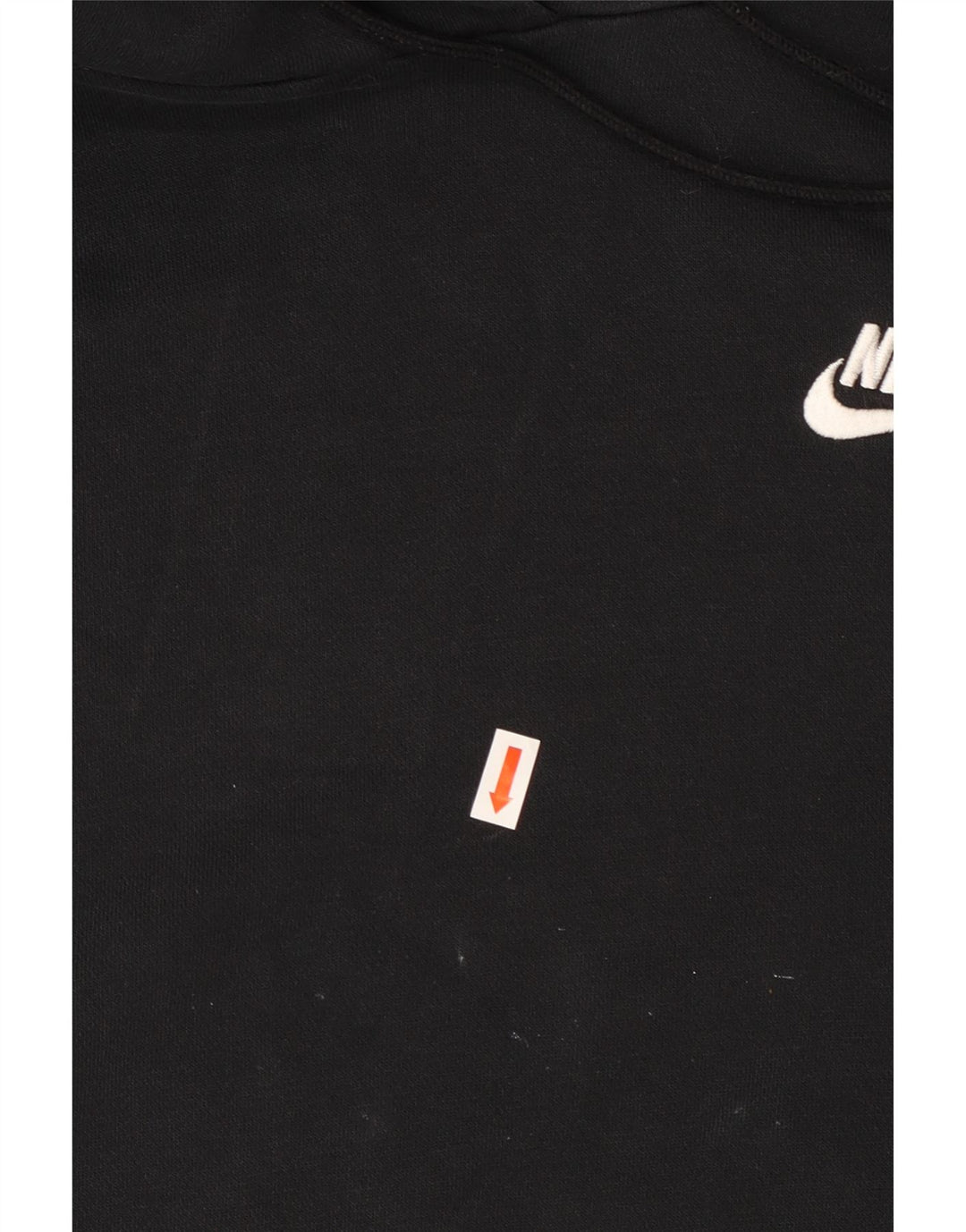 Pulover supradimensionat NIKE pentru femei, UK 14, bumbac mediu negru