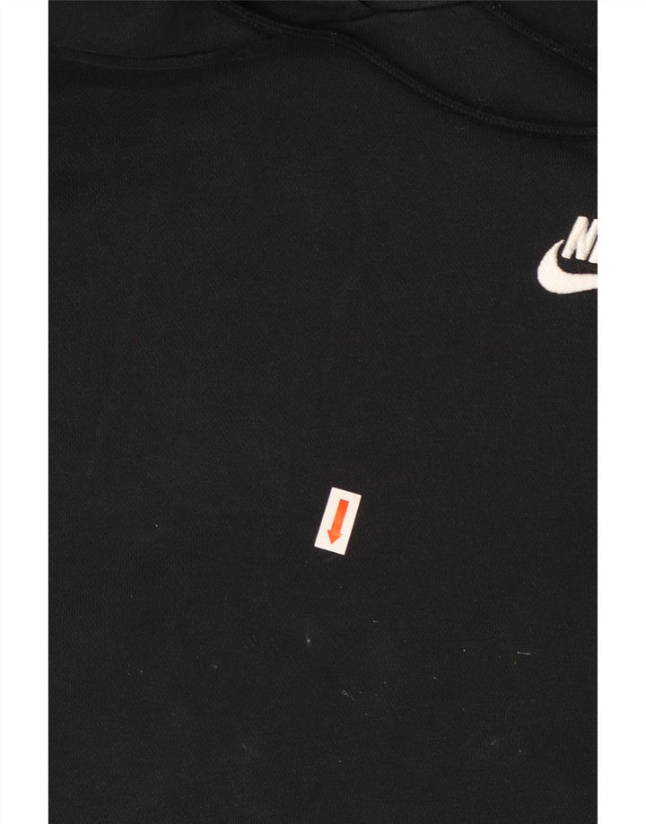 Pulover supradimensionat NIKE pentru femei, UK 14, bumbac mediu negru