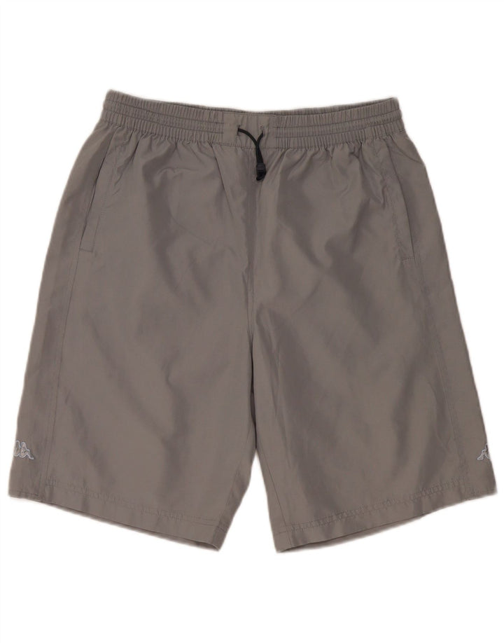Pantaloni scurți sport Kappa pentru bărbați, gri mediu, poliester