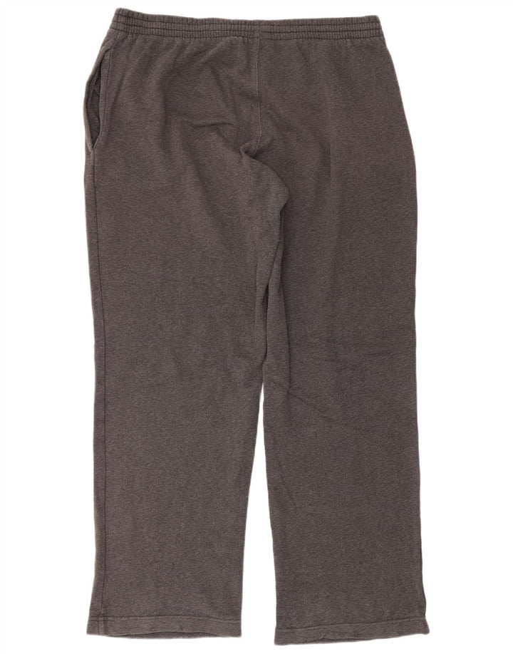 Pantaloni de trening Adidas pentru bărbați, bumbac gri mediu