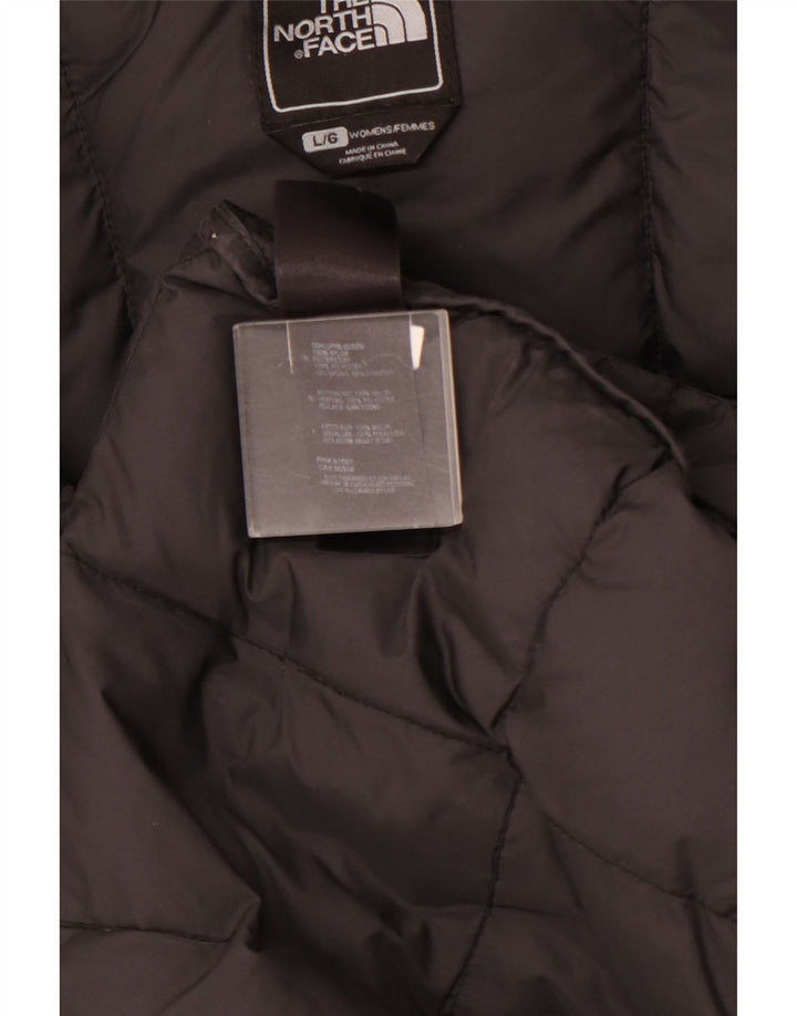 THE NORTH FACE Jachetă căptușită cu glugă pentru femei UK 40, mare, negru, nailon