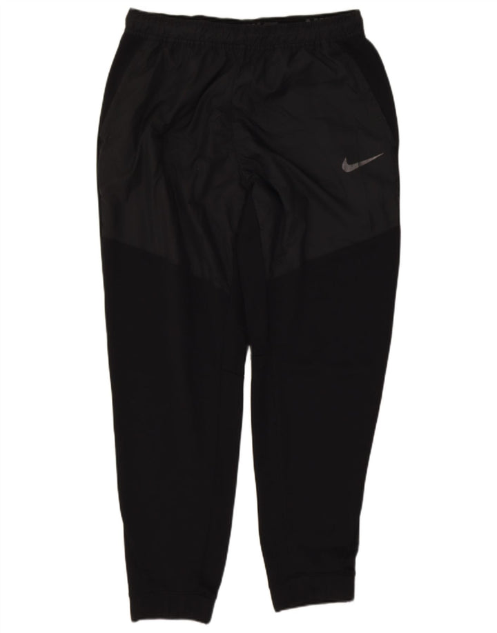 Pantaloni de trening Nike Dri Fit pentru bărbați Pantaloni de jogging, mari, negru, poliester