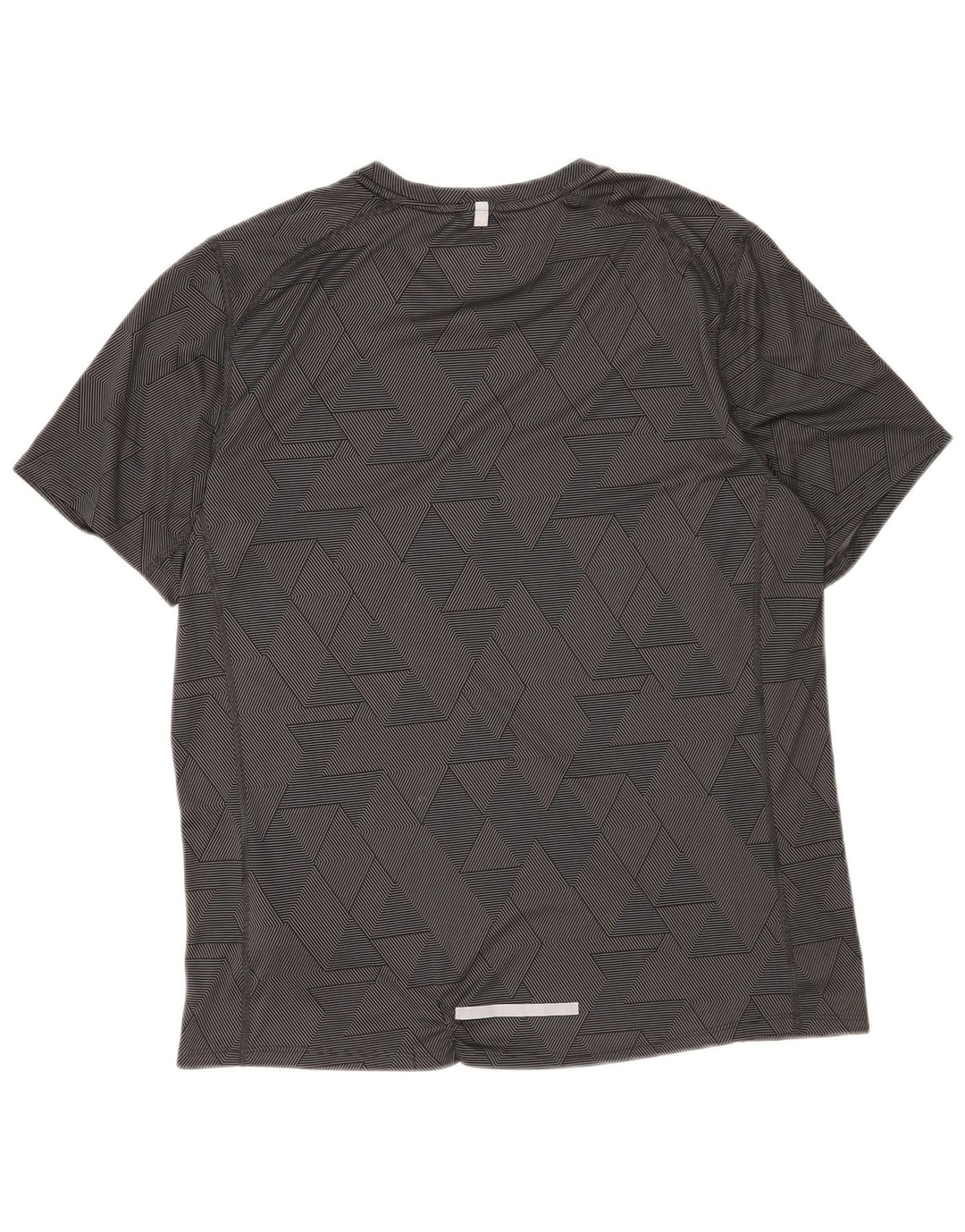 Tricou Nike Dri Fit pentru bărbați Top mare, negru, poliester geometric
