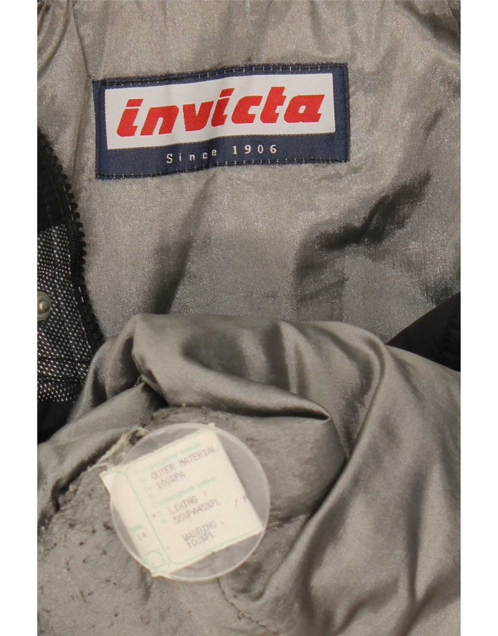 Jachetă Windbreaker cu grafică pentru femei Invicta UK 14, mare, negru, colorblock