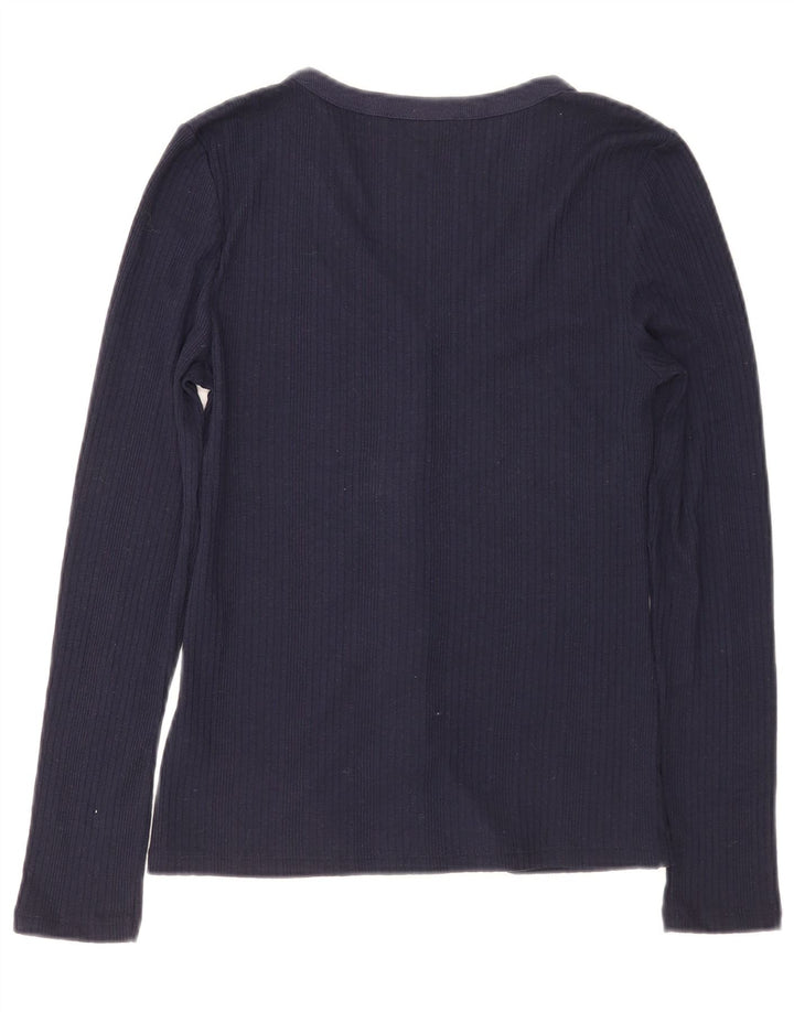 Bluză cămașă pentru femei Marks & Spencer UK 8 Mic, bleumarin, poliester