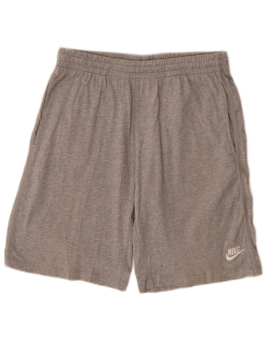 Pantaloni scurți sport Nike pentru bărbați, bumbac, gri mediu