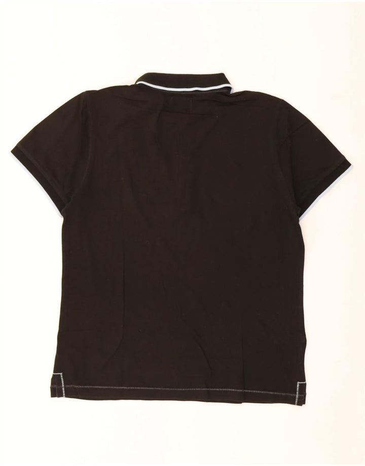 Tricou polo pentru bărbați Energie, mediu negru