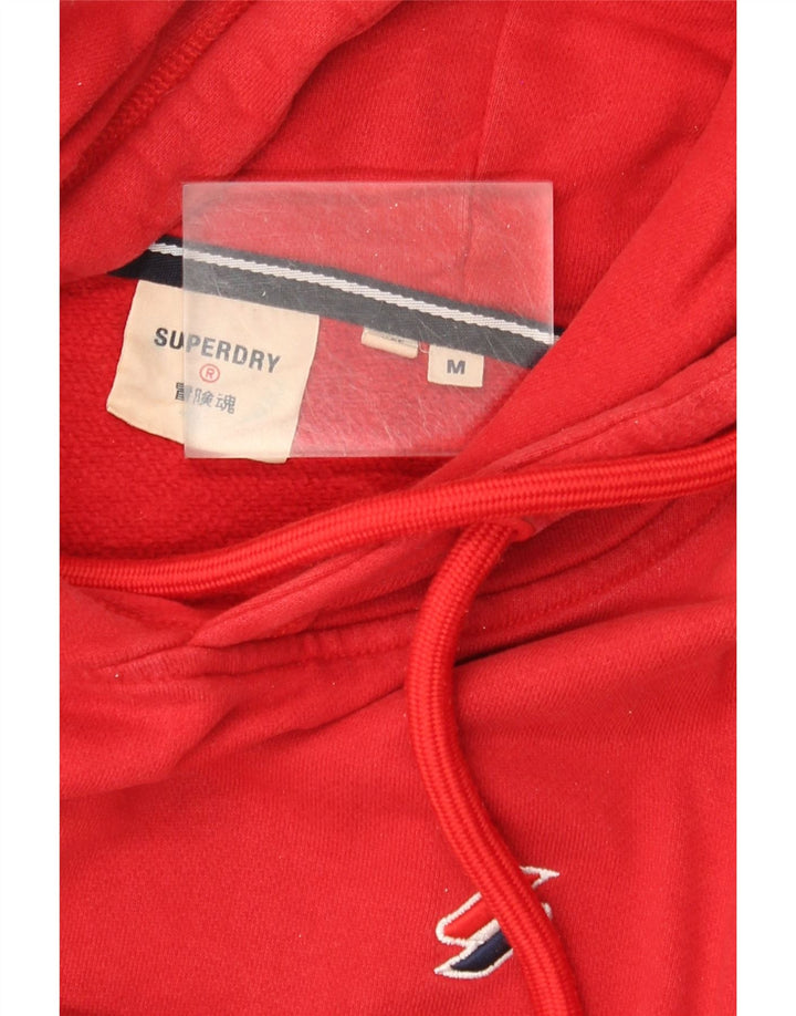 Pulover Superdry pentru bărbați, bumbac roșu mediu