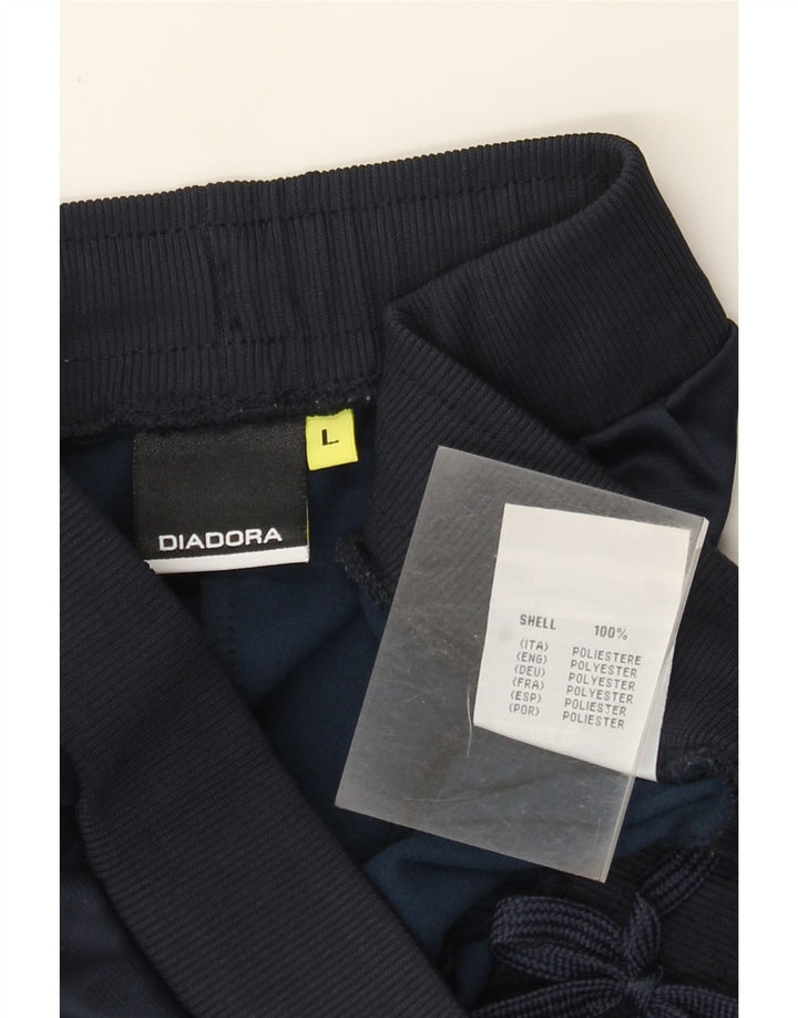 Pantaloni de trening Diadora pentru femei UK 14, mari, bleumarin, poliester