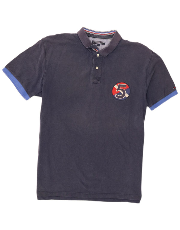 Tricou polo Tommy Hilfiger pentru bărbați, 2XL, bumbac bleumarin