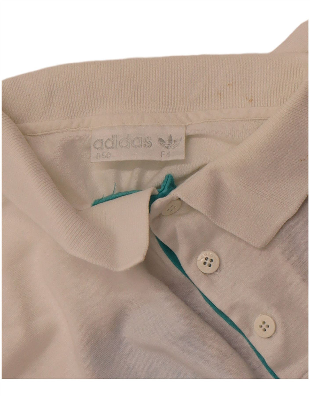 Tricou polo grafic ADIDAS pentru bărbați IT 50, bumbac alb mediu