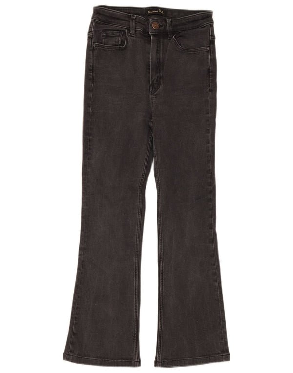 Massimo Dutti blugi evazați pentru femei EU 34 2XS W24 L24 bumbac gri