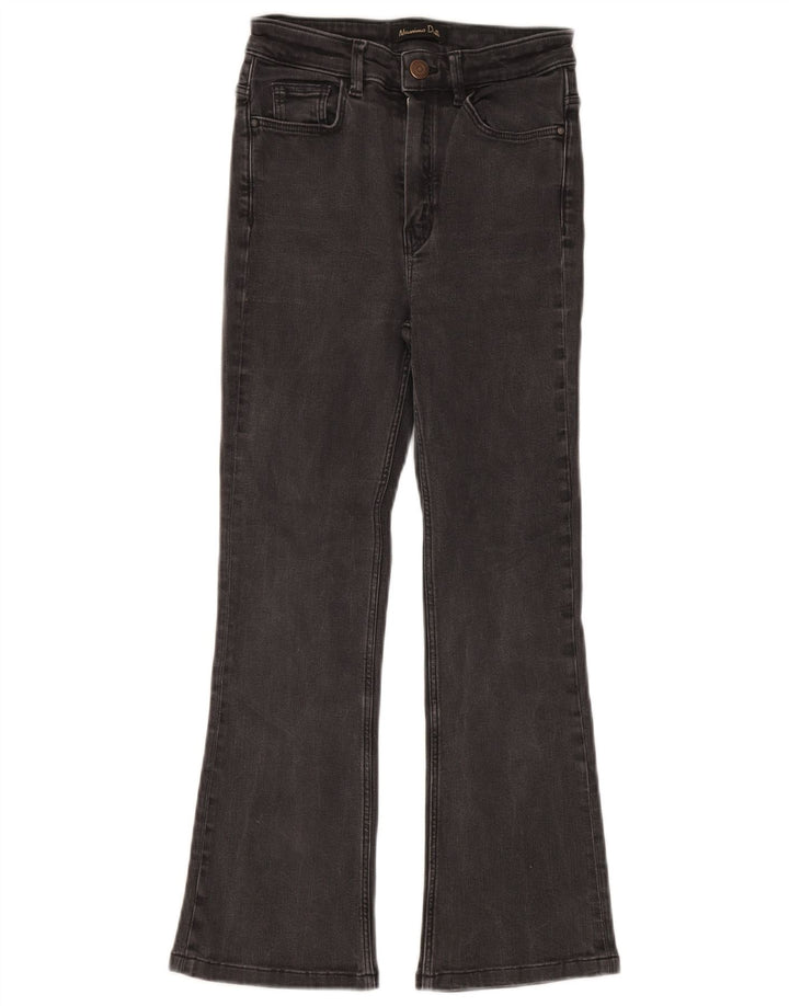 Massimo Dutti blugi evazați pentru femei EU 34 2XS W24 L24 bumbac gri