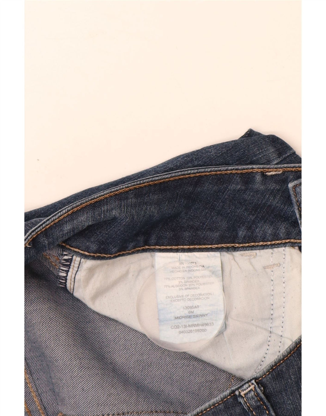 Blugi skinny LEE Riders pentru femei cu talie medie US 6 Medium W26 L30 Bumbac albastru