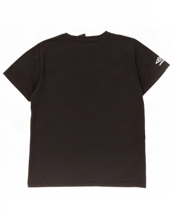 Tricou grafic Umbro pentru bărbați Top mare din bumbac negru