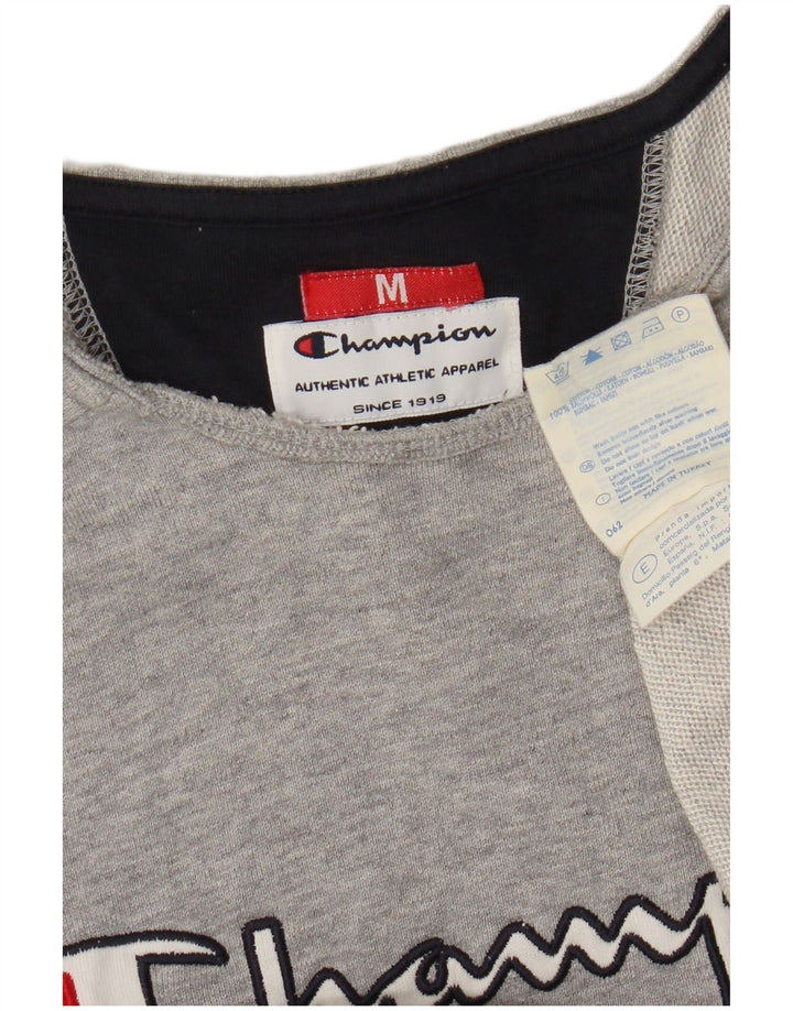 Pulover cu grafic pentru femei Champion UK 14 Gri mediu Colorblock