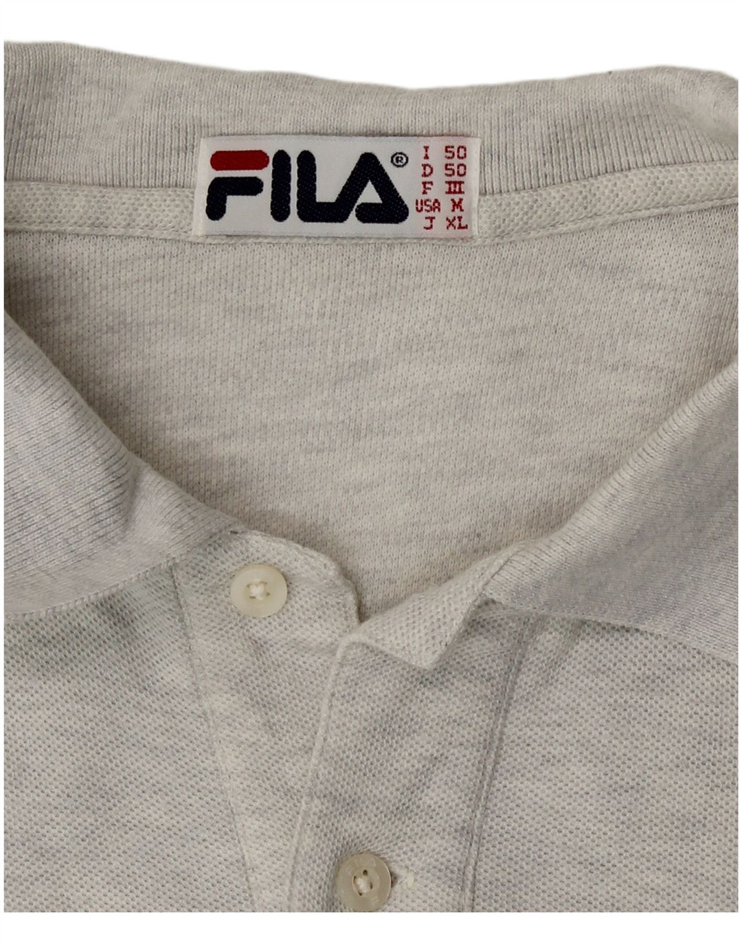 Tricou Polo Fila Bărbați IT 50 Gri Mediu