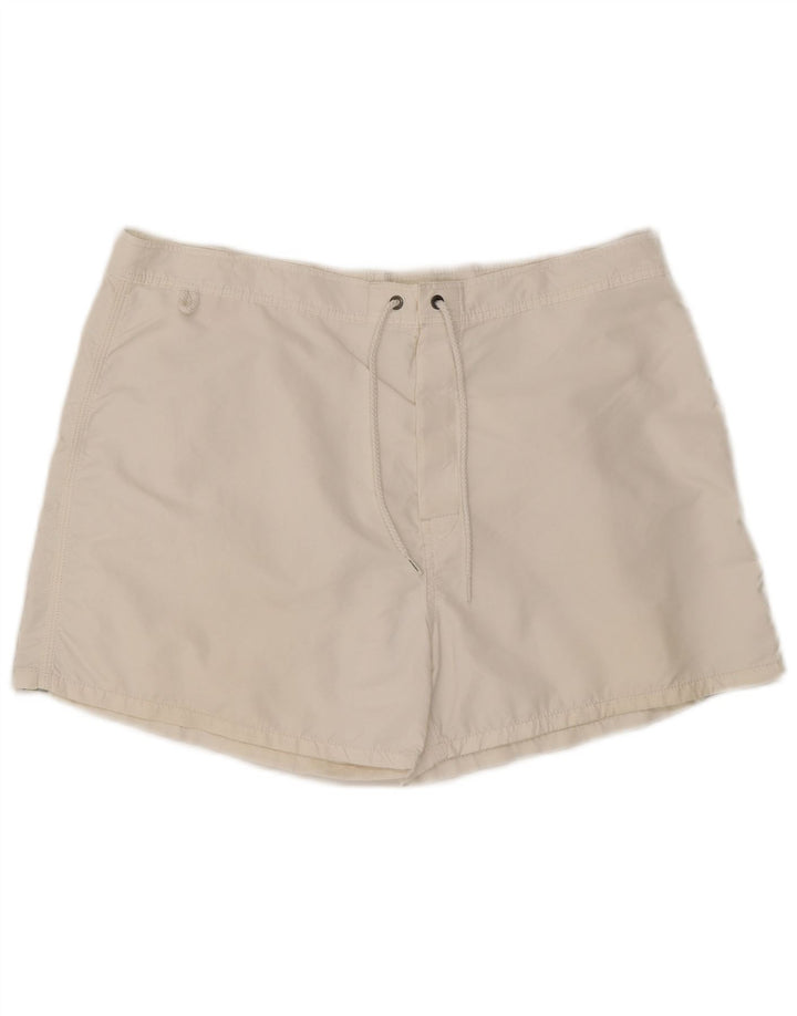 Sundek Pantaloni scurți de înot pentru bărbați, mari, albi