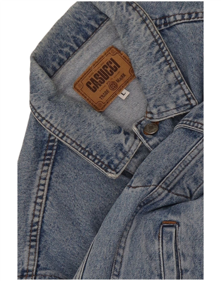 Jachetă de blugi pentru bărbați Casucci UK 40 Large Blue