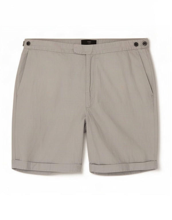 Pantaloni scurți chino pentru bărbați Marks & Spencer XL W38 Blue Lyocell