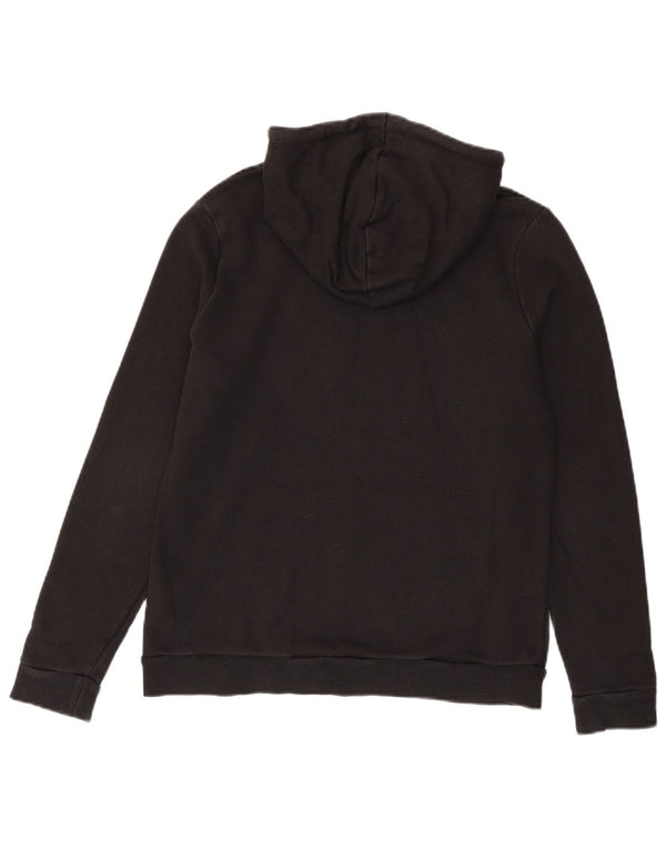Pulover cu capota cu grafic Puma pentru femei UK 16, mare, negru, bumbac