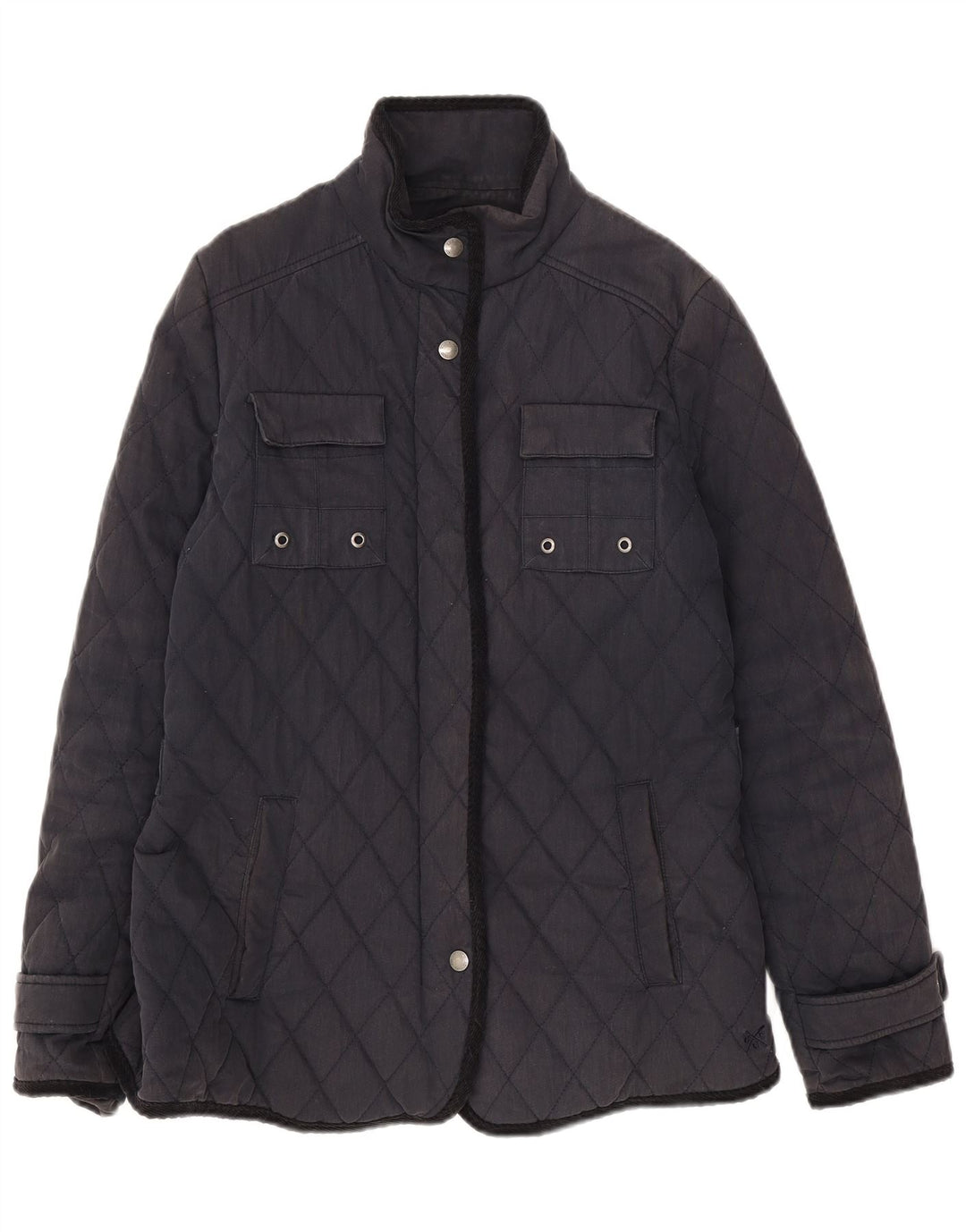 Crew Clothing Jachetă matlasată pentru femei UK 12 Medium Bleumarin Bumbac