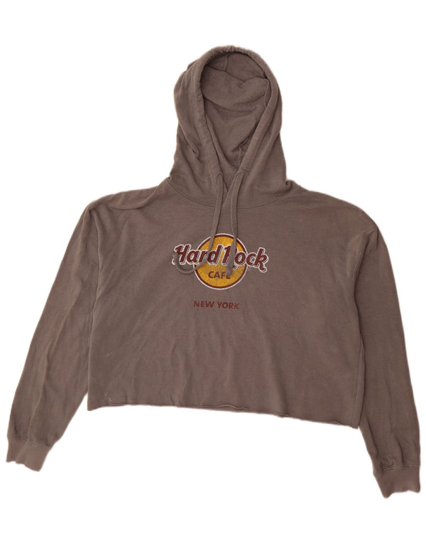 Pulover supradimensionat pentru femei Hard Rock Cafe, New York, UK 14, gri mediu