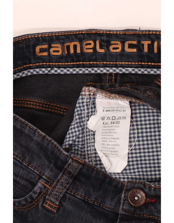 Blugi drepti pentru bărbați Camel Active L34 L32 Bumbac albastru