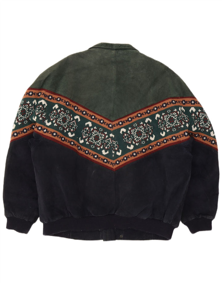 Jachetă din shearling pentru bărbați de la Cable Car Clothiers UK 44 2XL multicoloră Fair Isle