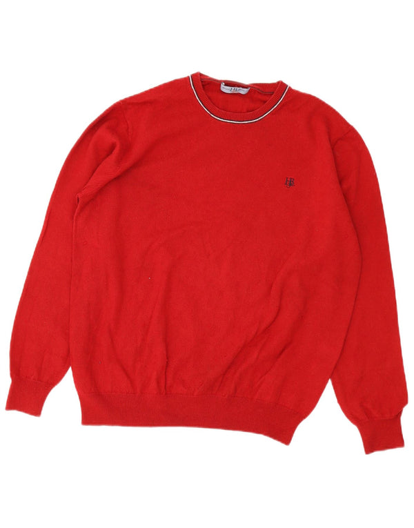 Pulover Harmont & Blaine pentru femei cu decolteu rotund din bumbac roșu UK 20 2XL