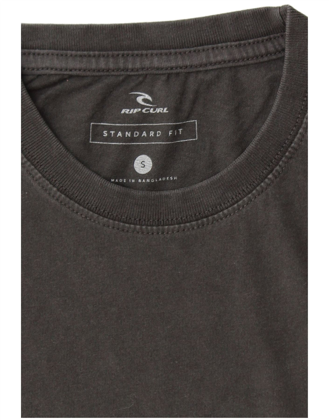 Tricou grafic RIP CURL pentru bărbați, cu croiala standard, mic, gri