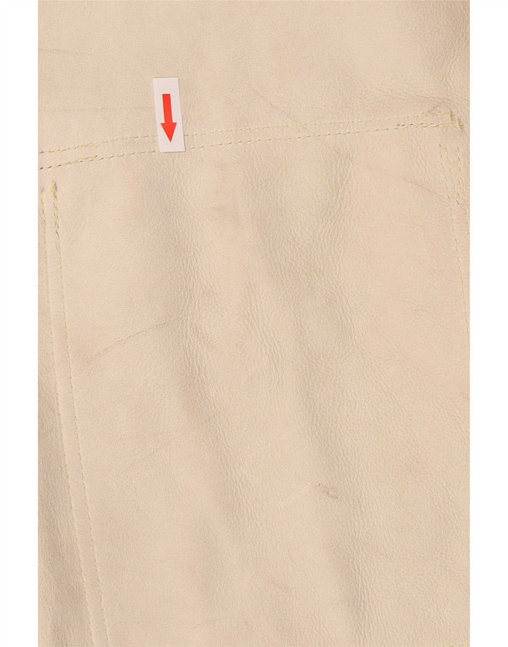 Jachetă Vintage pentru bărbați din piele intoarsa IT 50 Large Beige