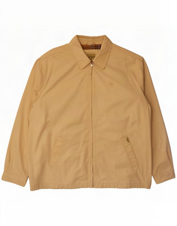 Magee Mens Bomber Jacket UK 44 2XL Beige Bumbac