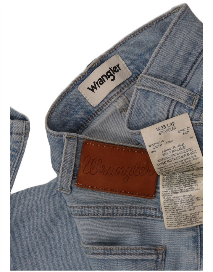 Blugi Wrangler Strangler Slim W33 L29 Bumbac Albastru