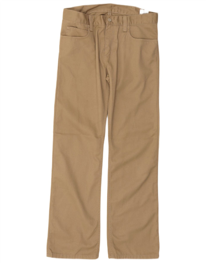 Pantaloni casual pentru bărbați CARHARTT Bootcut W32 L34 poliester bej