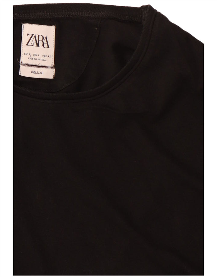 Tricou pentru bărbați Zara Top mare negru
