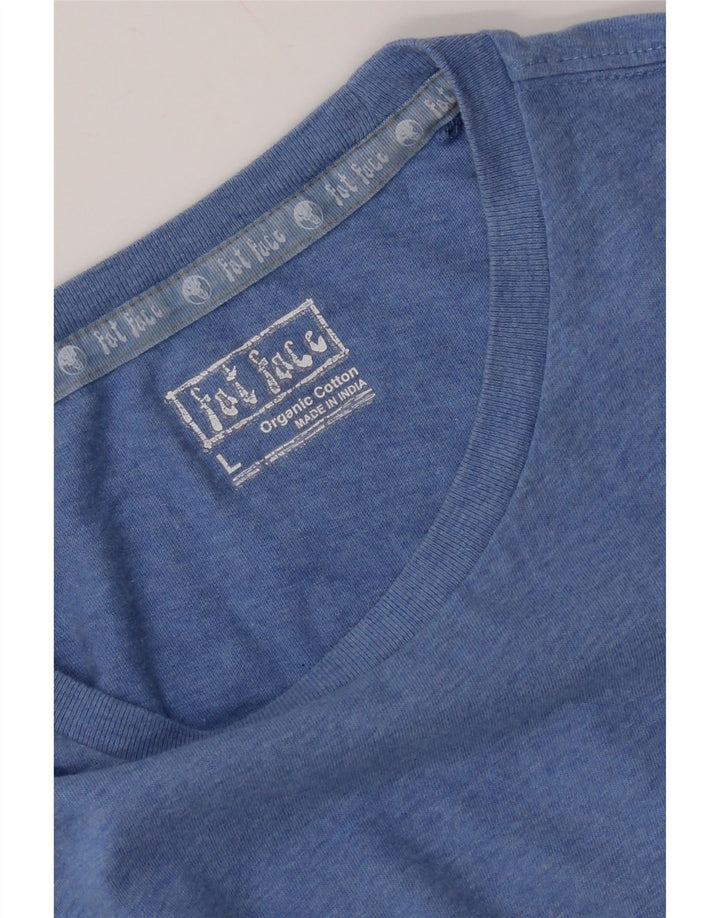 Tricou grafic pentru bărbați Fat Face Top mare, albastru, bumbac