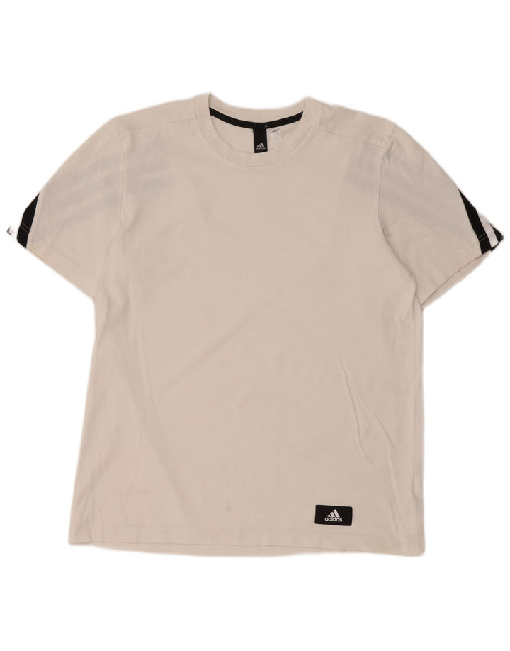 Tricou Bărbați Adidas Top Mediu Alb Bumbac