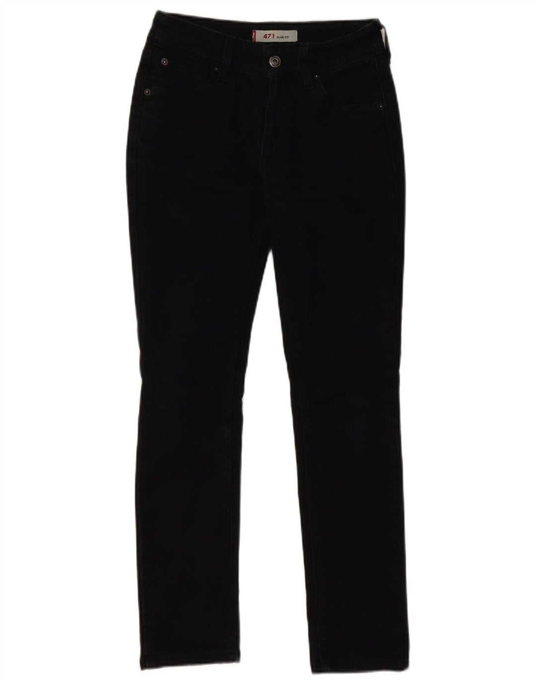 Blugi Levi's 471 Slim pentru femei W26 L28 bumbac negru