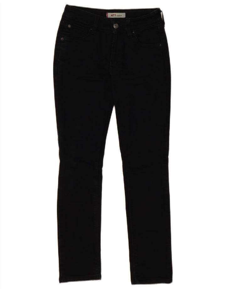 Blugi Levi's 471 Slim pentru femei W26 L28 bumbac negru