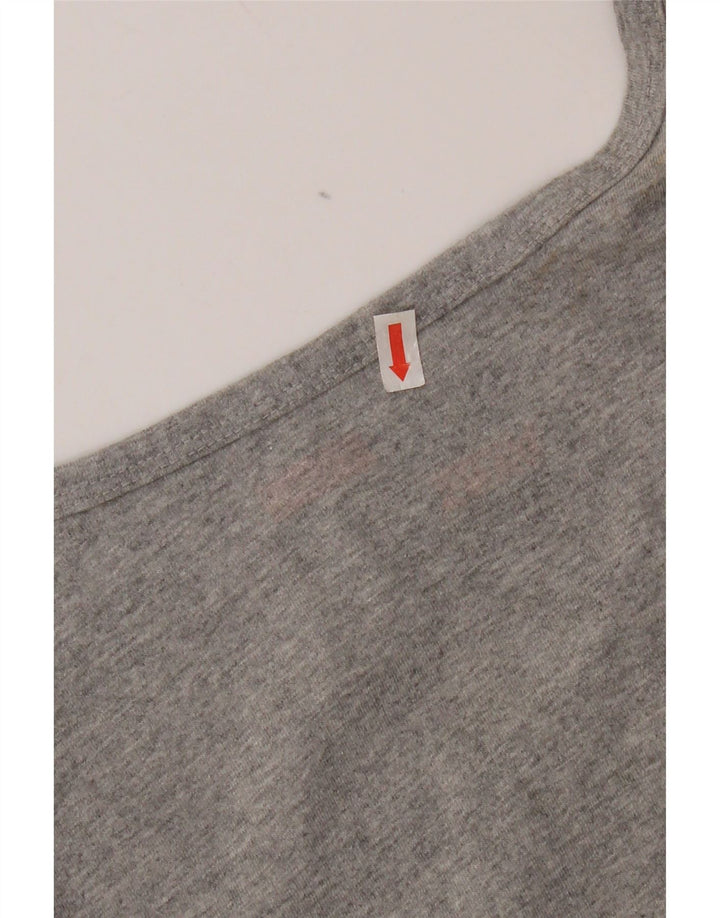 Vans Mens Classic Fit Graphic Vest Top, bumbac gri mediu