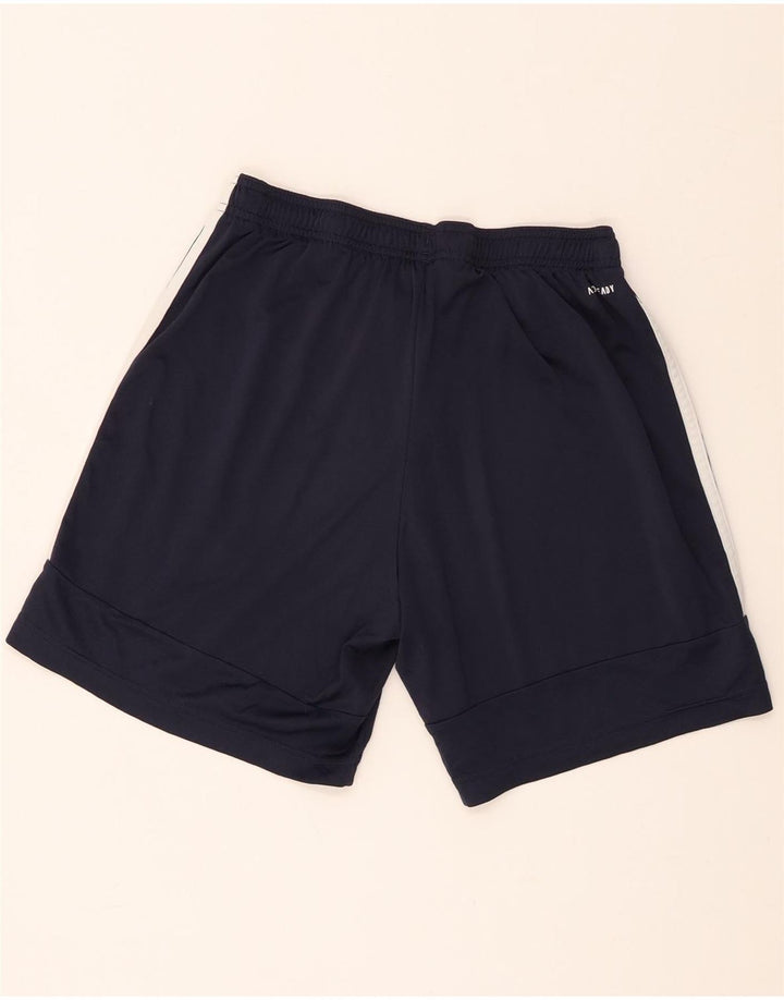 Pantaloni scurți sport Adidas pentru bărbați, poliester, albastru, mediu