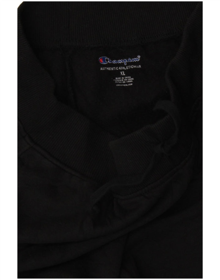CHAMPION Băieți Grafic Pantaloni Trening Pantaloni Joggeri 13-14 Ani XL Negru