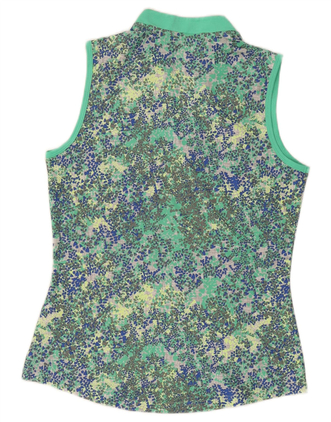 Vesta de golf pentru femei Adidas Top UK 10 Poliester cu pete verzi mici