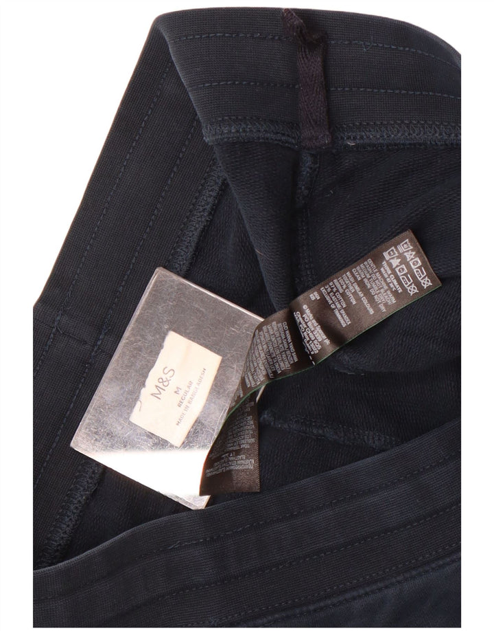 Pantaloni scurți sport obișnuiți pentru bărbați Marks & Spencer, bumbac mediu albastru bleumarin
