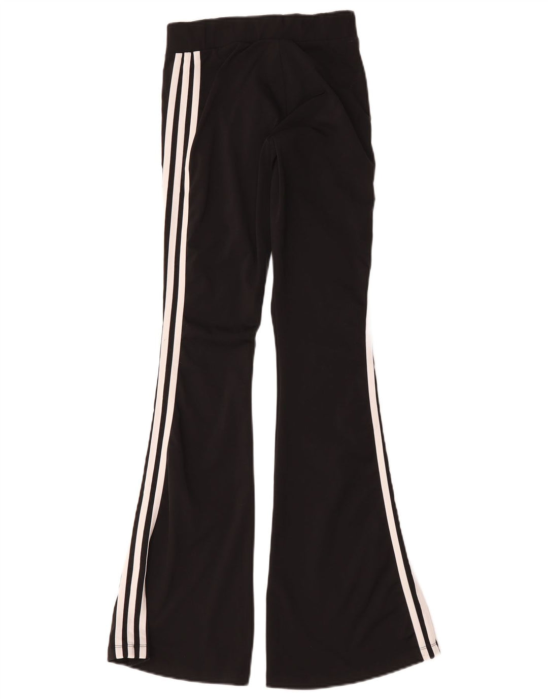 Leggings Flare Adidas pentru femei UK 8/10 Poliester negru mic